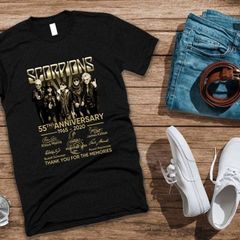 Scorpions 55th Anniversary 1965 - 2020 Memories T Shirt