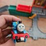 Thomas & Friends Take-n-Play Sodor Steamworks Repair Shed + Thomas + Henry + track Image 5