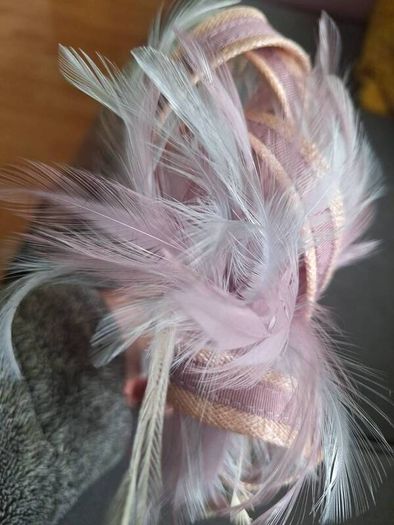 Fascinator/Two Tone Feathers .. Price Drop