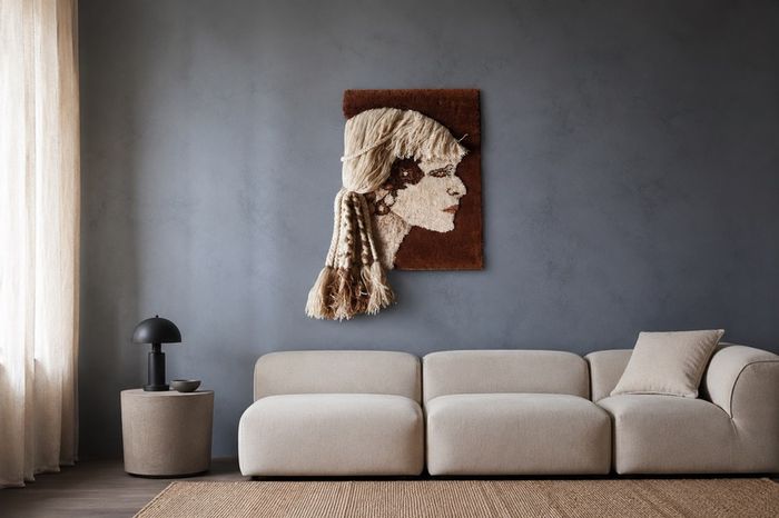 Vintage Desso Wool Wall Tapestry 1970s