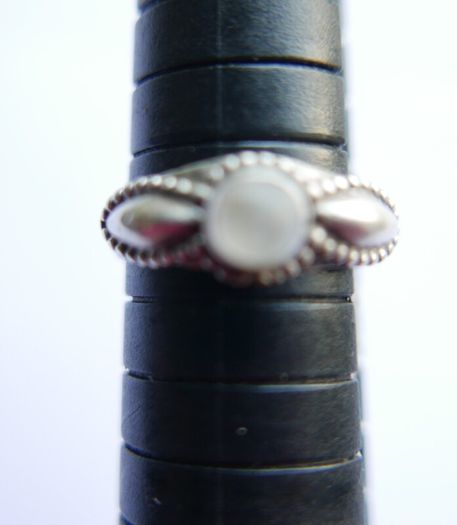 Vintage Sterling Silver 925 Moonstone Ring size L1/2 - 2,9g