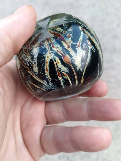 Signed Mdina Paperweight