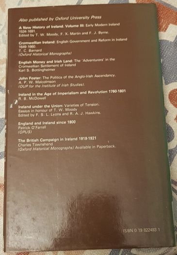 Culture And Anarchy In Ireland 1890-1939 by F.S.L. Lyons