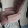 Dining chair pink velvet Image 2