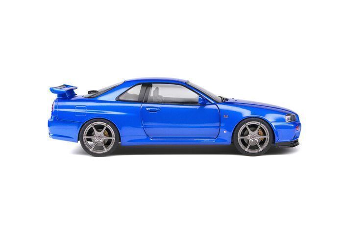 Nissan Skyline GT-R R34 Metallic Blue - New in Box - 1/18