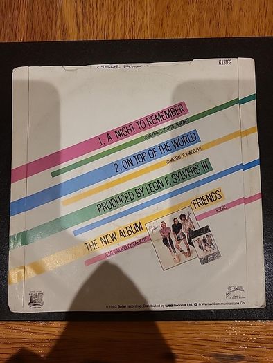 Shalamar A Night To Remember 12 Inch Vinyl 1982