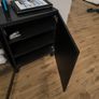 Cabinet/TV unit - Black tempered glass Image 4