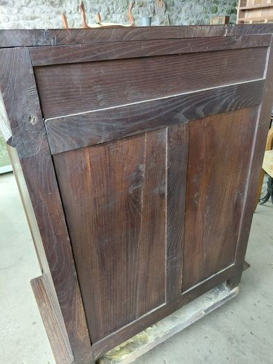 Antique French oak cabinet