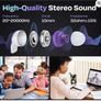 Bulk earphones 100x Pack | Basic Earbuds, Dot Headphones, Black in-Ear Earbuds, Disposable Headphones, 3.5 MM Audio Jack Stereo Earphones for Schools, Kids, Classrooms & Libraries Image 3