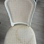 Cream Rustic Dining table and chairs Image 7