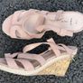 4-Pair Bundle of Ladies Summer Sandals (Wedges and Flat) Image 7