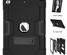 For Apple iPad Air 3 2019 10.5 inch & Pro 2017 Hard Case Survivor with Stand Black