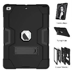 For Apple iPad Air 3 2019 10.5 inch & Pro 2017 Hard Case Survivor with Stand Black