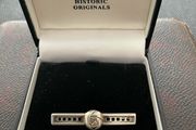 silver 825 Macintosh rose brooch