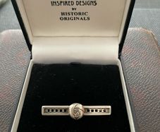 silver 825 Macintosh rose brooch