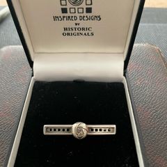 silver 825 Macintosh rose brooch