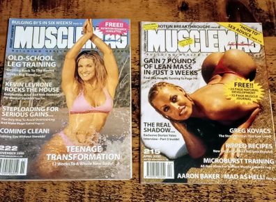 Pair of MUSCLEMAG Magazines.