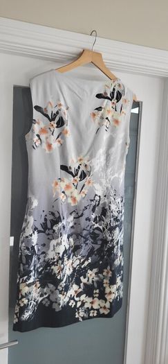 GALLERY grey mix tunic dress Sz 12UK (Fit 10-12UK)
