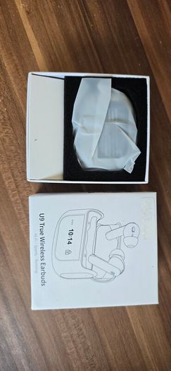 Thunelec U9 Earbuds, Bluetooth 5.4 with Touchscreen, In-Ear with Noise-Canceling Mic, 48-Hour Playtime, Deep Bass, Dark Gray