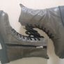 Clarks Olive Green Leather Boots size 37.5 UK 4.5 Image 3
