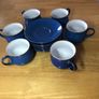 Denby Imperial Blue Espresso Cups & Saucers Image 6