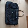 black tote bag M&S soft fabric with internal and one exterior compartment Image 2