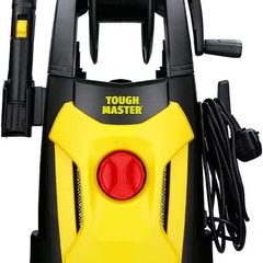 Portable Corded Electric Power Autostop Yellow & Black Pressure Washer 140 Bar for Patio, Car, Garden Maintenance Cleaner Washer,1800W TOUGH MASTER (Pressure Washer)