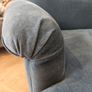 3 seater couch. Ikea Esseboda Tallmyra blue with dark wooden legs Image 9
