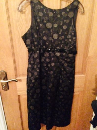Beautiful black and gold Creton dress
