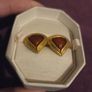 1970's Gold tone Earrings Image 2