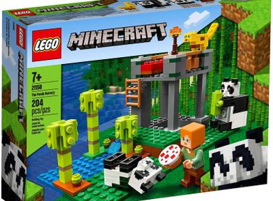Lego Minecraft 21158: The Panda Nursery (2020) 100% Complete W/BOX