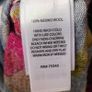 Kenar Blue Floral 100% Merino Wool Knit Jumper Sweater 3/4 Sleeve Size M UK 10 Image 5