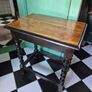 Small Vintage 1920s oak table Image 9
