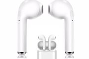 Bluetooth 5.0 mini True Wireless Earbuds with Charging Box Waterproof Earphone Volume Control Mini TWS Headphone for Sports