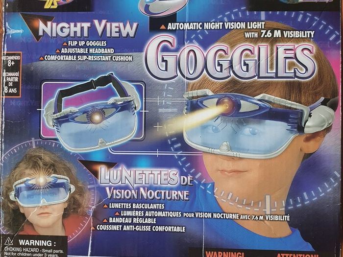 Night view goggles