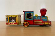 Rare Japanese battery operated tin toy train c1960