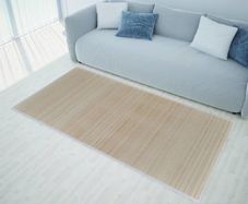 Rectangular Natural Bamboo Rugs 4 pcs 120x180 cm