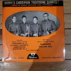 Barrys Champion Trombone Quartet Extended Play 45 RPM Paxton PEP 121 1963