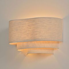 Pair of Ambient Fabric Wall Lights - Brand New