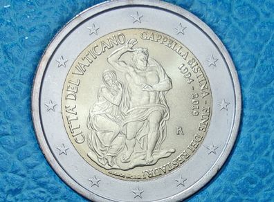 Vatican 2 Euro Brilliant Uncirculated Coin 2019 - Sistine Chapel