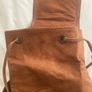 Real Leather Backpack, Handmade Image 4