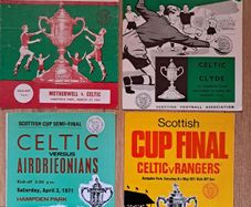Collectible Celtic FC Scottish Cup Programmes