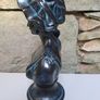 Painted bronzed bust Figurine Image 4