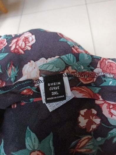 Shein Sheer Pattern  Kimono/Beechwear/Coat  S 3XL  -18.