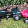 Kids Pedal Tractor+trailer Image 3