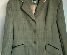 Quality Girls Tailored Tweed Show Equestrian Horse Jacket By Dublin