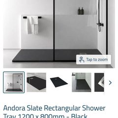 Slate shower tray 1200x800