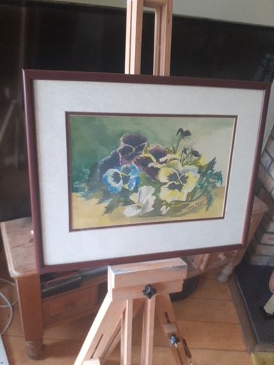 Oil painting.