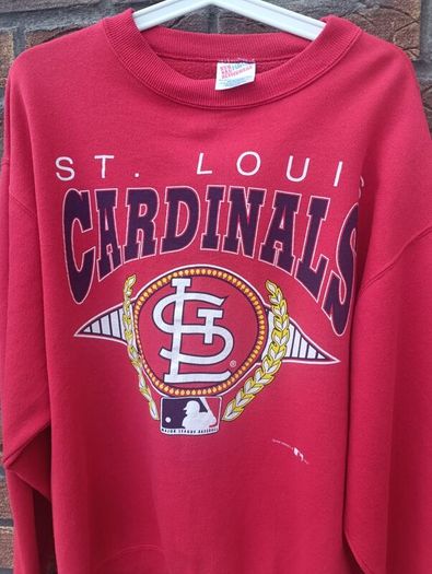 Vintage 1993 Cardinals Baseball Sweater Womens Large L