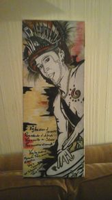 Acrylic On Canvas Painting.
